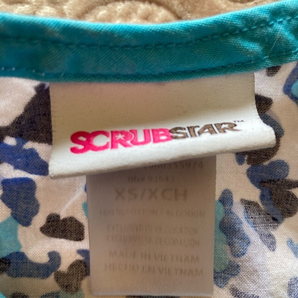 Scrubstar XS scrub set blue cheetah - Picture 2 of 5